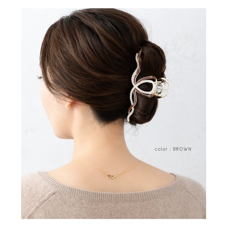 バンスクリップ ヘアクリップ レディース[品番：CRMA0008781
