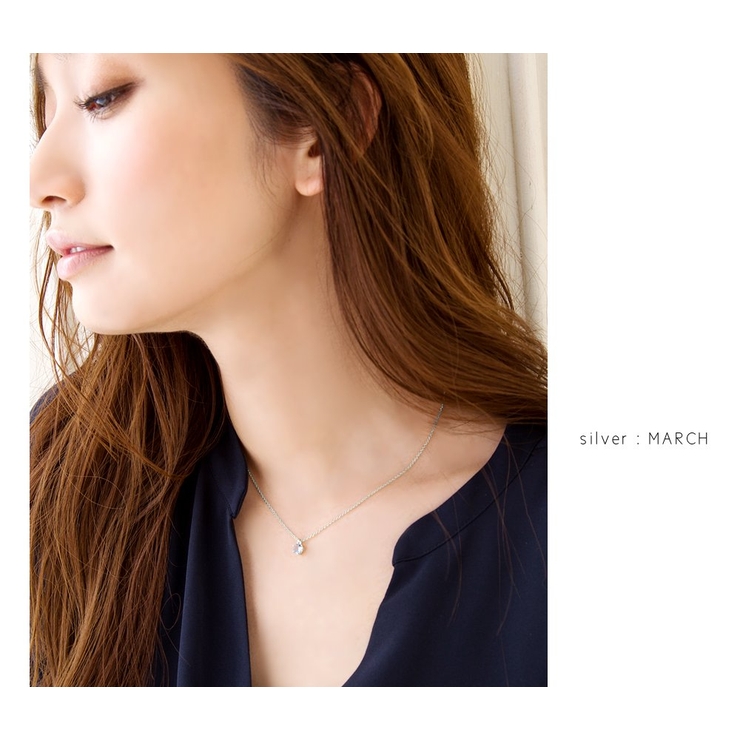 ネックレス 誕生月カラー 18kコーティング | CREAM-DOT | 詳細画像10 