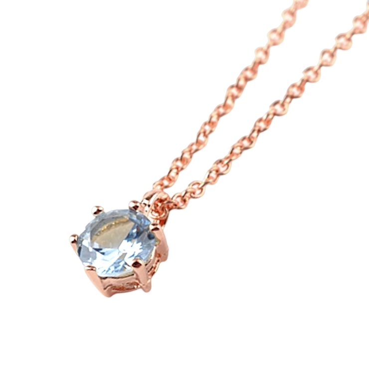 3月 | ネックレス 誕生月カラー 18kコーティング | CREAM-DOT