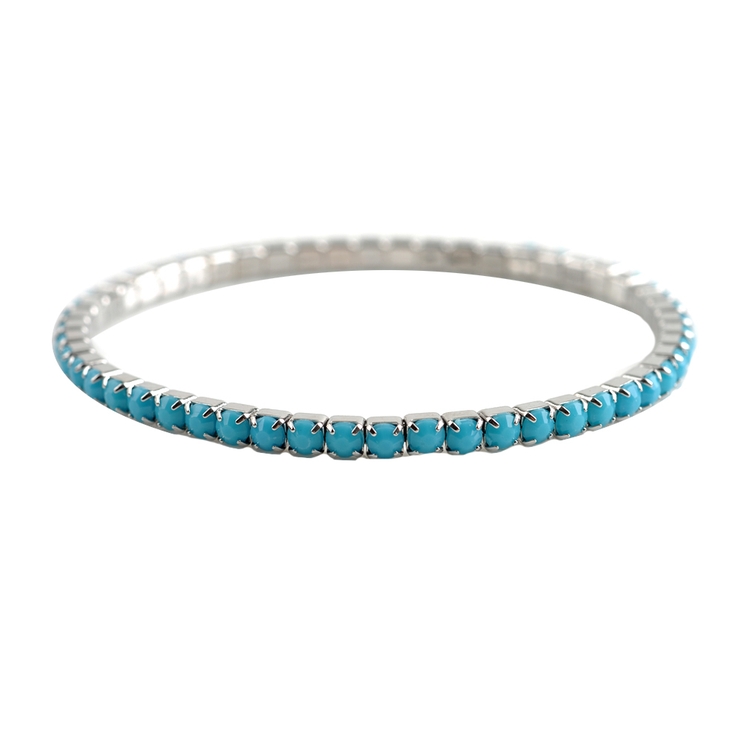 ターコイズ | テニスブレスレット レディース ゴールド | CREAM-DOT