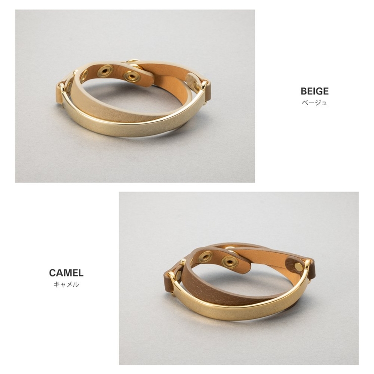 ブレスレット リアルレザー 牛革 | CREAM-DOT | 詳細画像4 