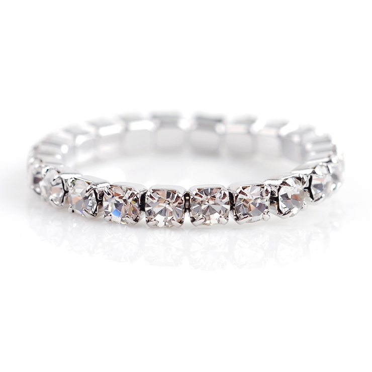 クリアー | テニスリング 指輪 レディース | CREAM-DOT