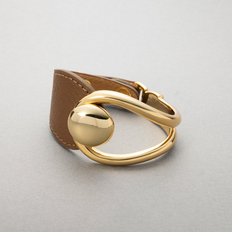 バングル ブレスレット リアルレザー | CREAM-DOT | 詳細画像5 