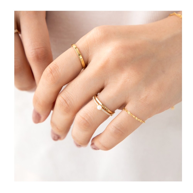 リング 指輪 ピンキーリング 品番 Crma Cream Dot クリームドット のレディースファッション通販 Shoplist ショップリスト