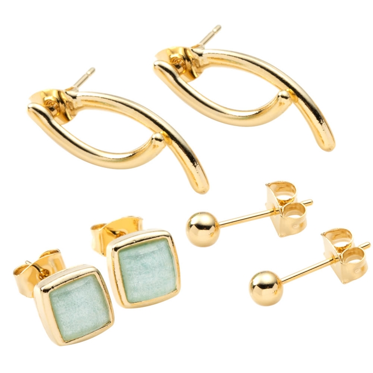 3点セット ピアス レディース[品番：CRMA0006210]｜CREAM-DOT