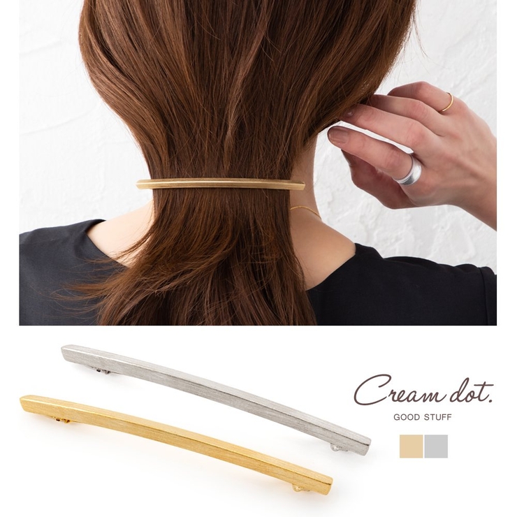 バレッタ ヘアクリップ ヘア アクセサリー[品番：CRMA0006965]｜CREAM-DOT（クリームドット）のレディースファッション通販｜SHOPLIST（ショップリスト）