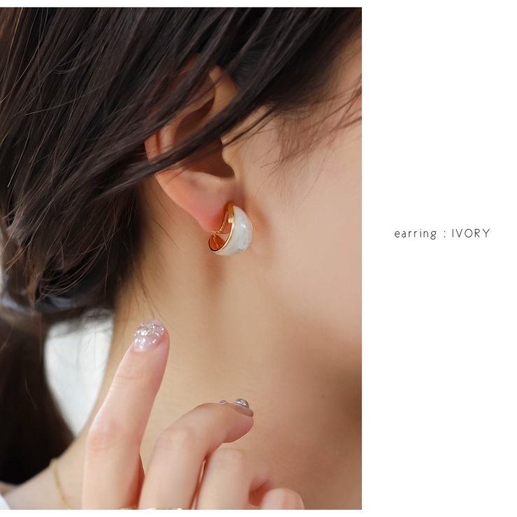 選べる イヤリング ピアス | CREAM-DOT | 詳細画像7 