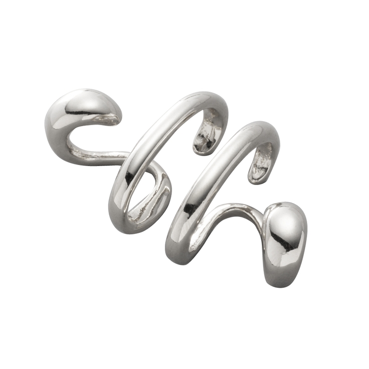 シルバー | イヤーカフ 金属アレルギー ニッケルフリー | CREAM-DOT