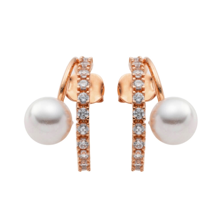 ピンクゴールド | 選べる ピアス イヤリング | CREAM-DOT