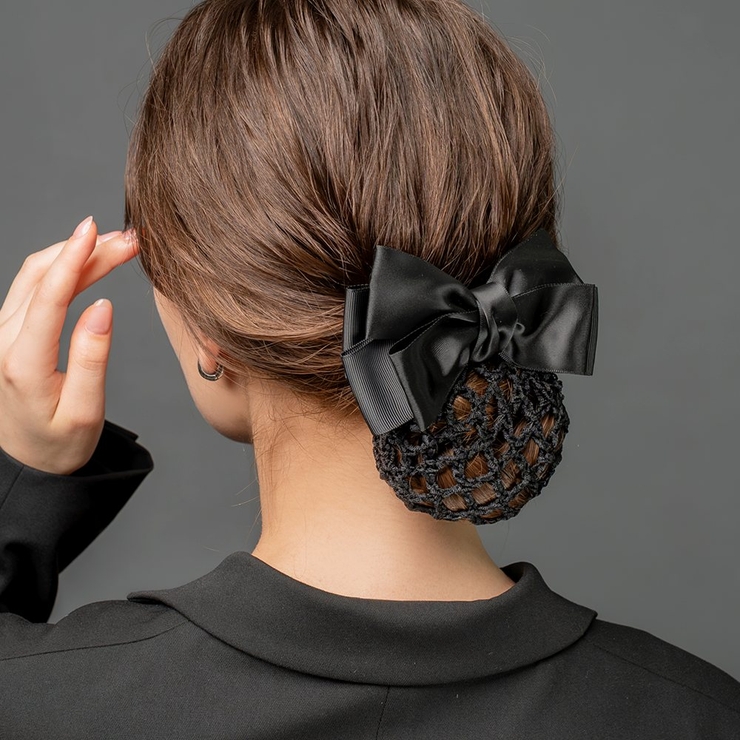 シニヨンネット リボン 光沢感 | CREAM-DOT | 詳細画像4 