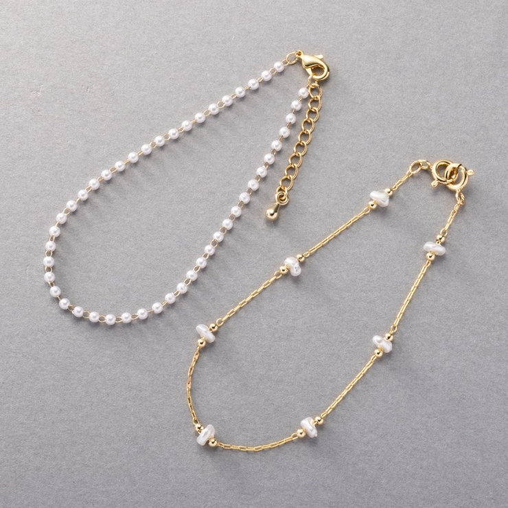 2点セット ブレスレット 金属アレルギー | CREAM-DOT | 詳細画像5 