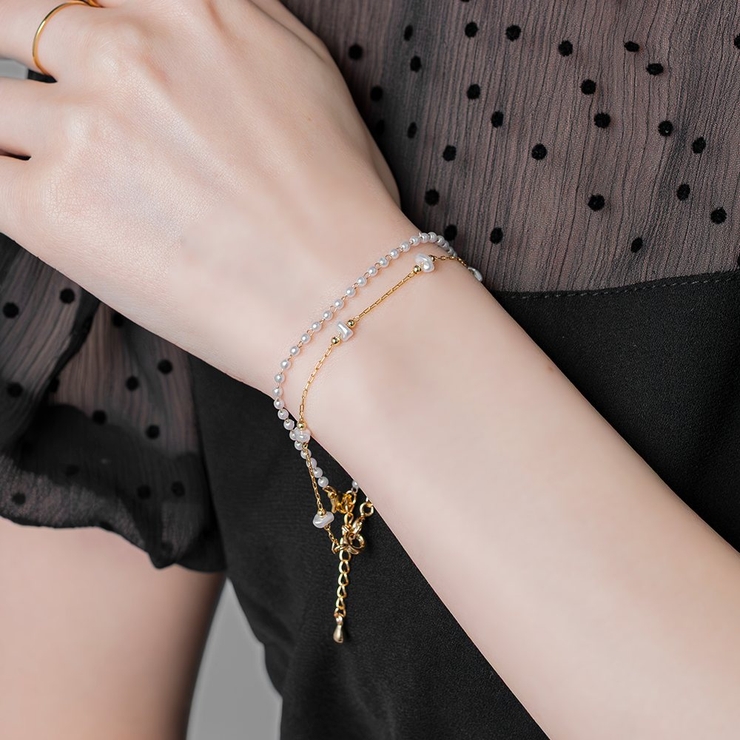 2点セット ブレスレット 金属アレルギー | CREAM-DOT | 詳細画像8 