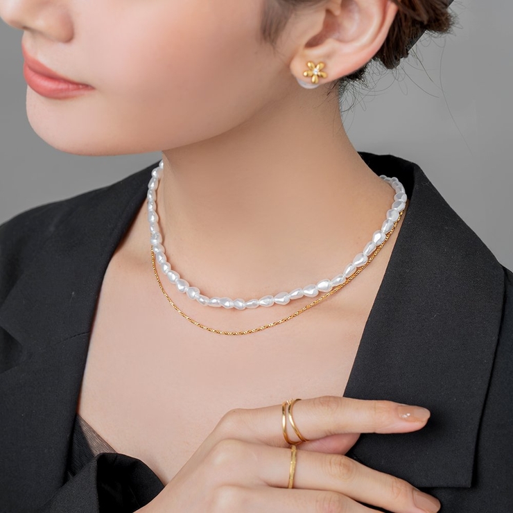 2点セット ネックレス 金属アレルギー | CREAM-DOT | 詳細画像9 