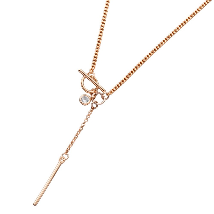 ピンクゴールド | ネックレス 金属アレルギー ニッケルフリー | CREAM-DOT