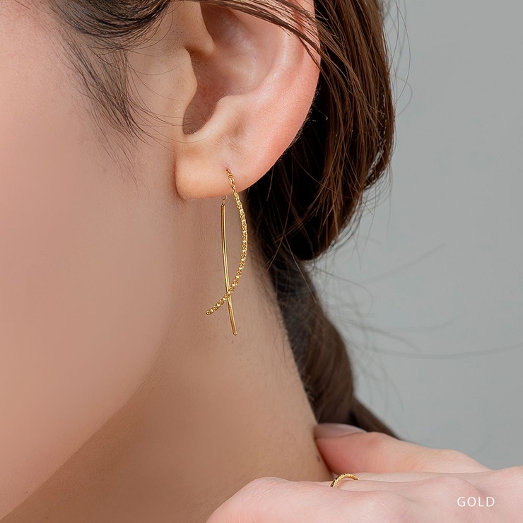 サージカルステンレス 金属アレルギー対応 ピアス | CREAM-DOT | 詳細画像9 