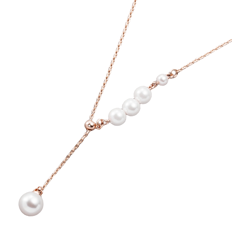 ピンクゴールド | 金属アレルギー対応 ネックレス ニッケルフリー | CREAM-DOT