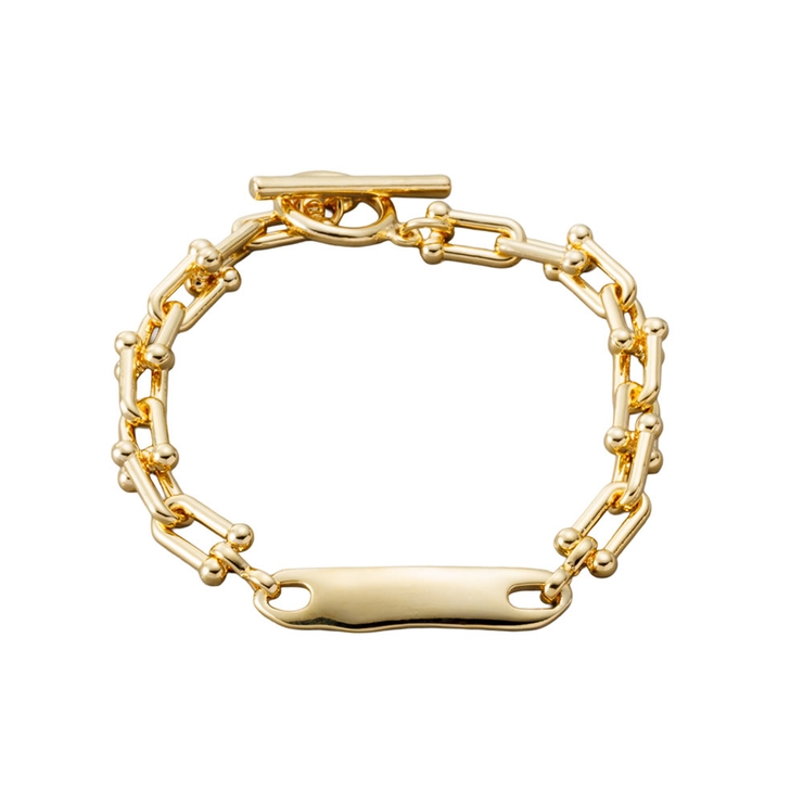 ゴールド | 金属アレルギー対応 ブレスレット ニッケルフリー | CREAM-DOT