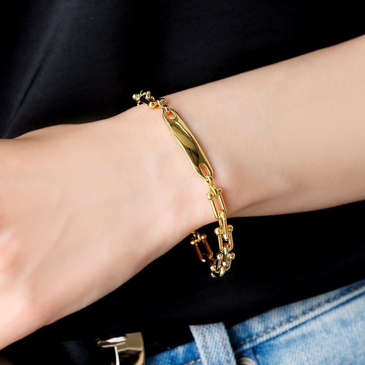 金属アレルギー対応 ブレスレット ニッケルフリー | CREAM-DOT | 詳細画像1 