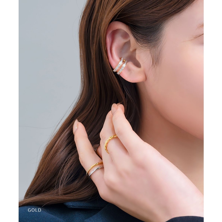 金属アレルギー対応 イヤーカフ ニッケルフリー | CREAM-DOT | 詳細画像10 