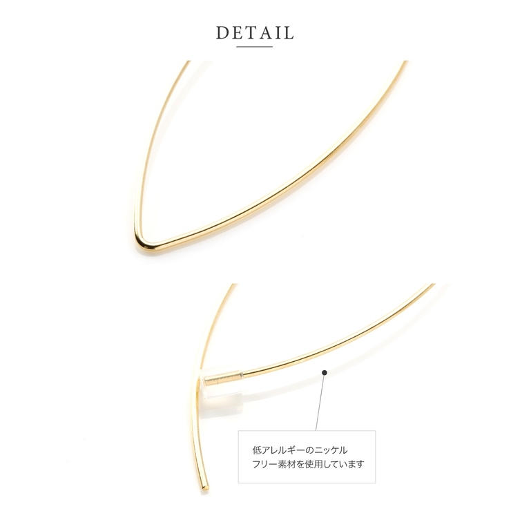 ピアス ワイヤーフックピアス メタル | CREAM-DOT | 詳細画像5 