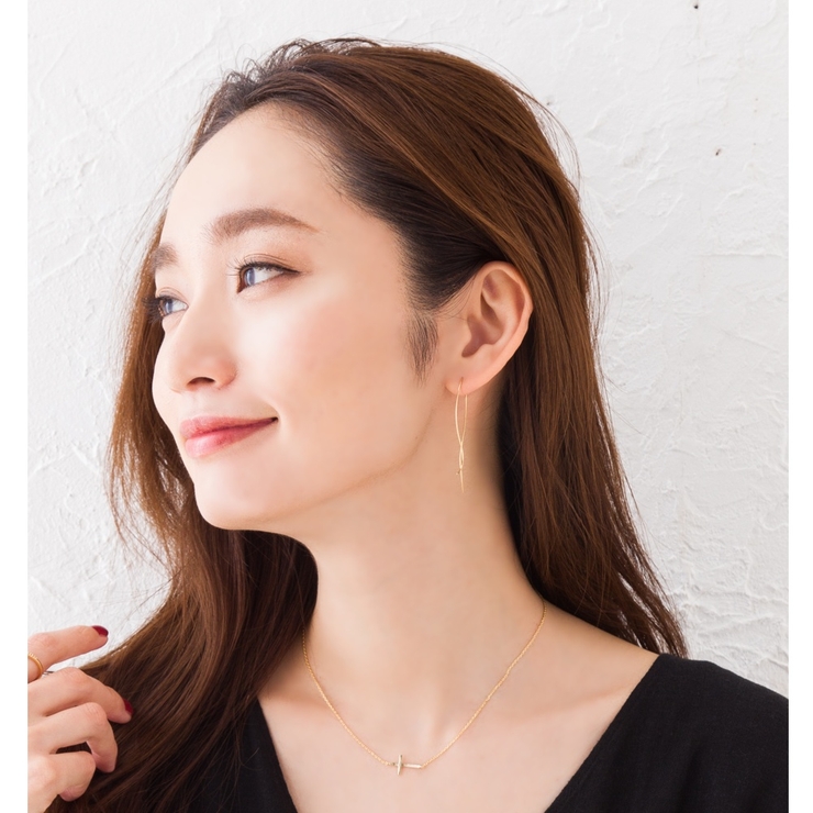 ピアス ワイヤーフックピアス バーフック | CREAM-DOT | 詳細画像2 