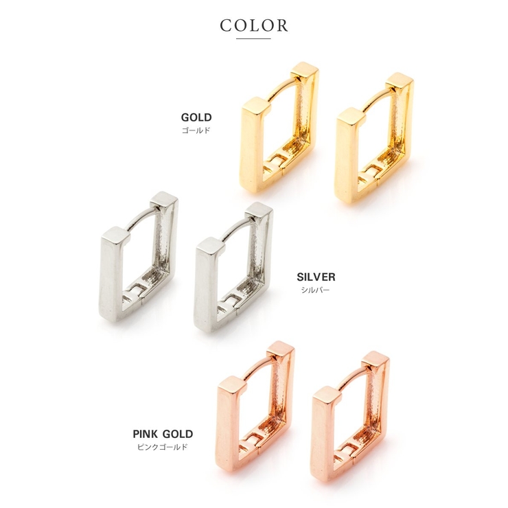 ピアス フープピアス 金属アレルギー | CREAM-DOT | 詳細画像3 