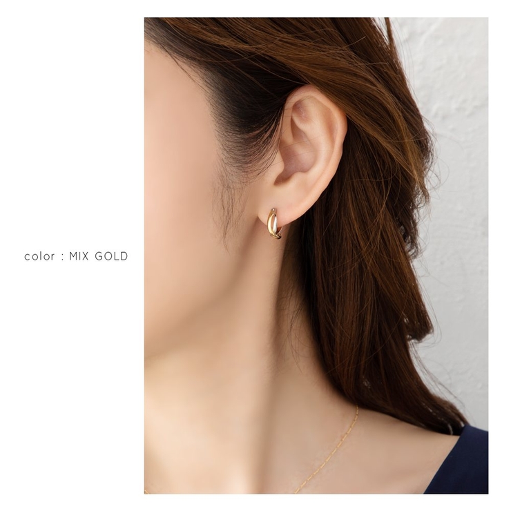 ピアス フープピアス チタンポスト[品番：CRMA0007213]｜CREAM