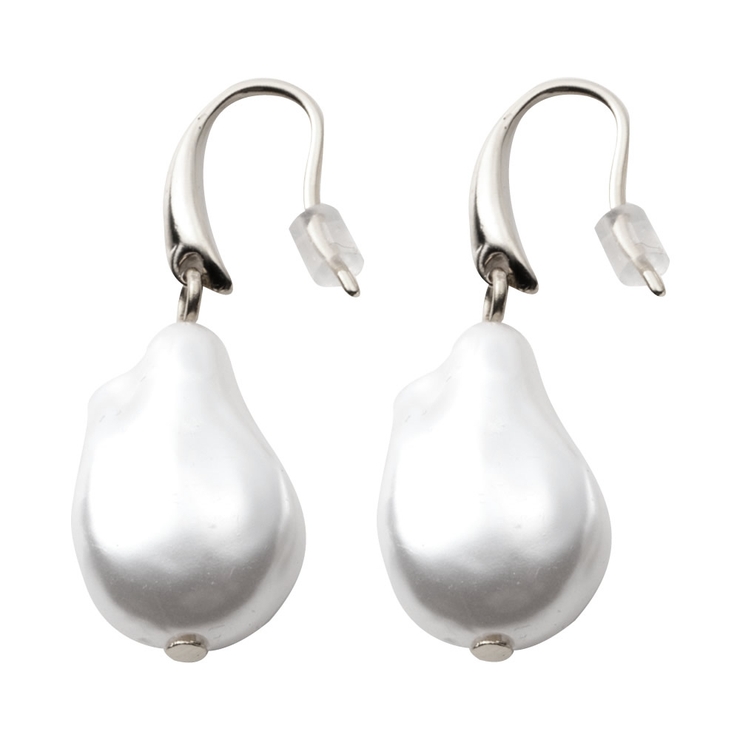 B：シルバー | 選べる4タイプ ピアス フックピアス | CREAM-DOT