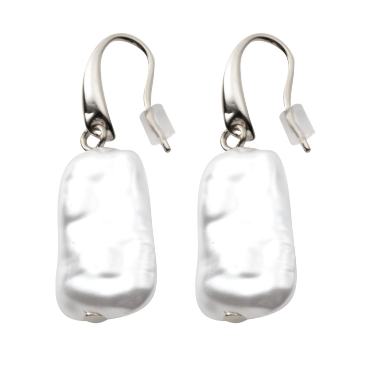 D：シルバー | 選べる4タイプ ピアス フックピアス | CREAM-DOT