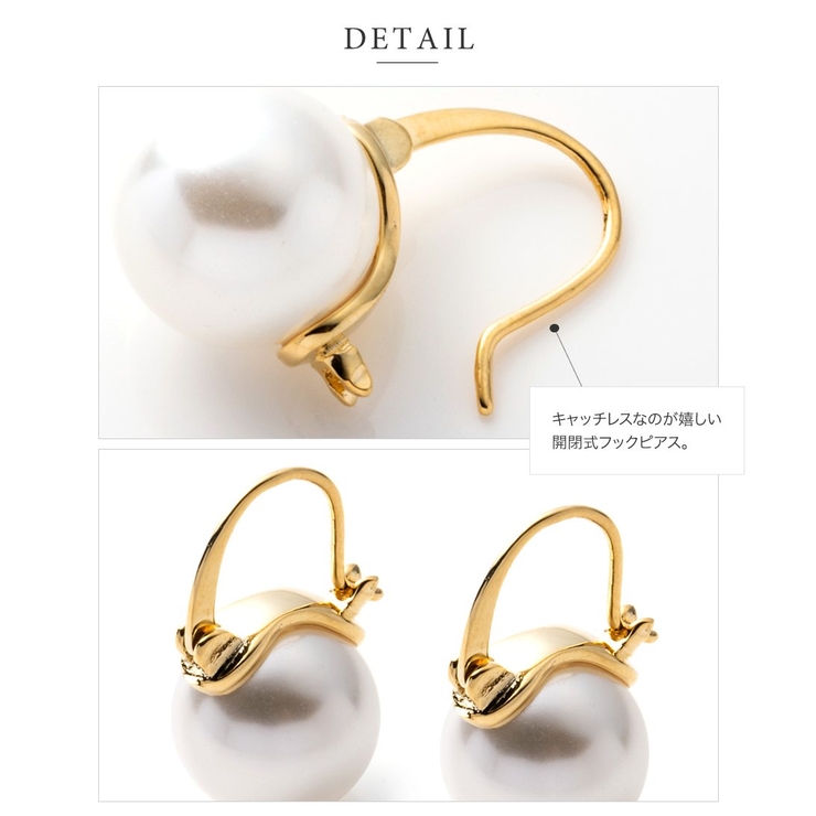 ピアス フックピアス 金属アレルギー | CREAM-DOT | 詳細画像4 