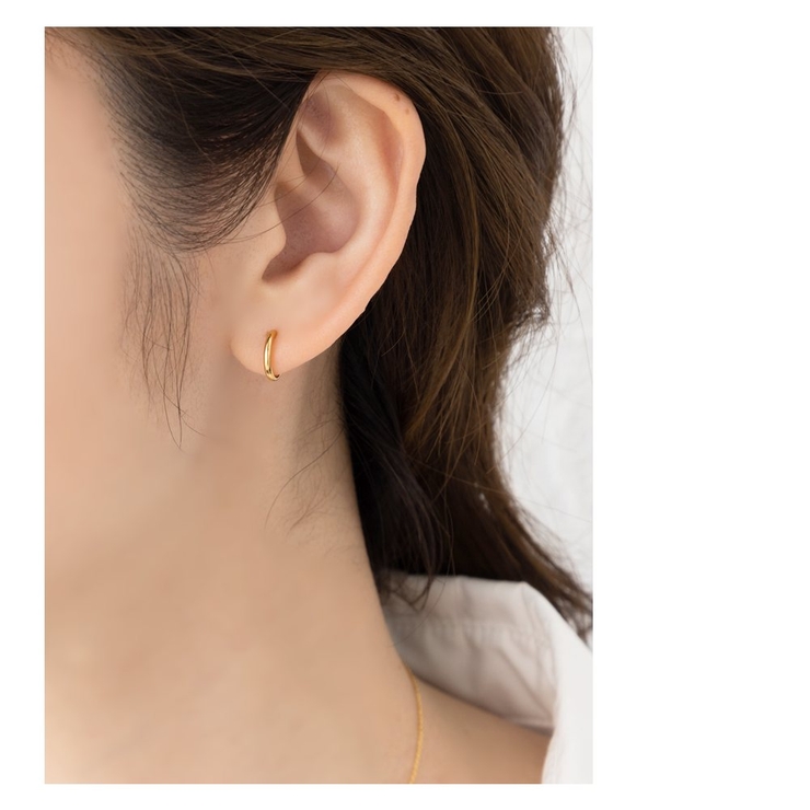 カフイヤリング 金属アレルギー ニッケルフリー | CREAM-DOT | 詳細画像7 