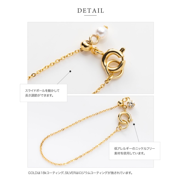 ciite' ネックレス チェーンネックレス 2個セット レディース