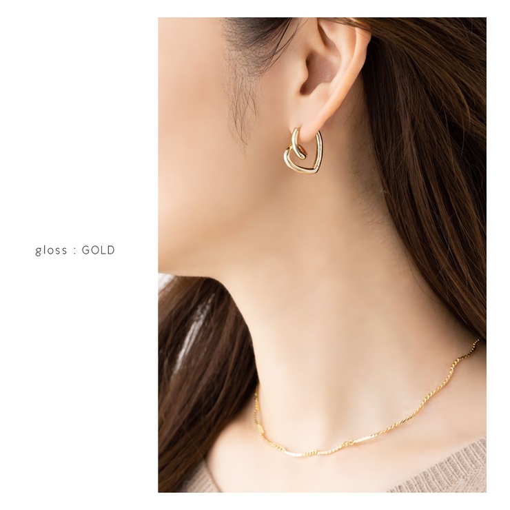 ピアス フープピアス 金属アレルギー | CREAM-DOT | 詳細画像8 