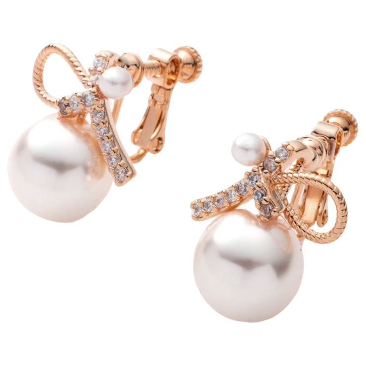 ピンクゴールド | 選べる ピアス イヤリング | CREAM-DOT