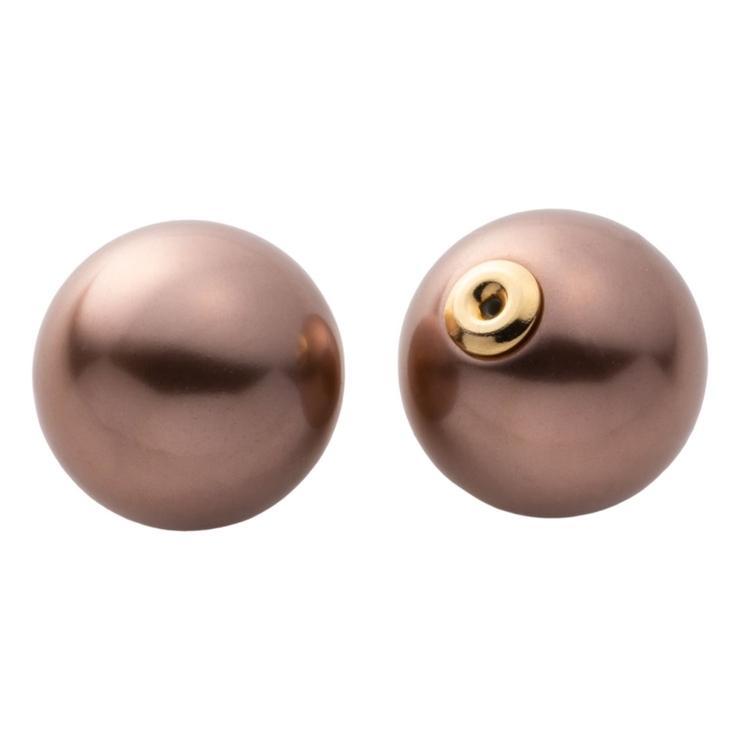 A：ブロンズゴールド | ピアスキャッチ 金属アレルギー ニッケルフリー | CREAM-DOT