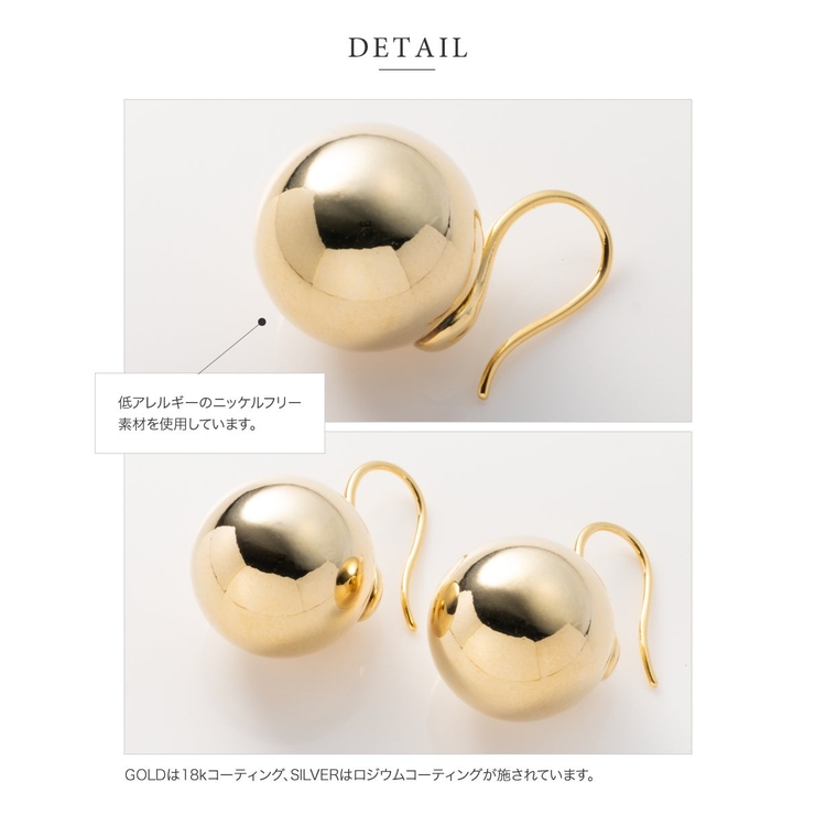 ピアス フックピアス 金属アレルギー | CREAM-DOT | 詳細画像8 