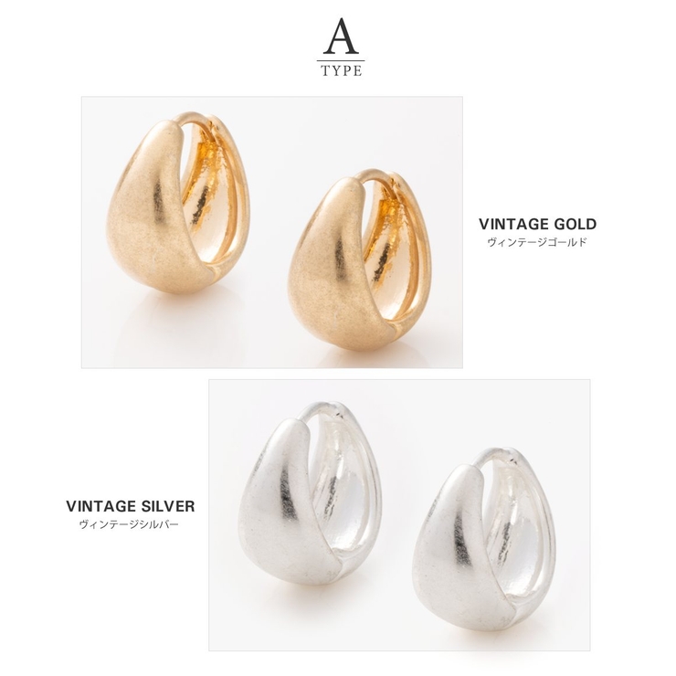 ピアス フープピアス 金属アレルギー | CREAM-DOT | 詳細画像4 