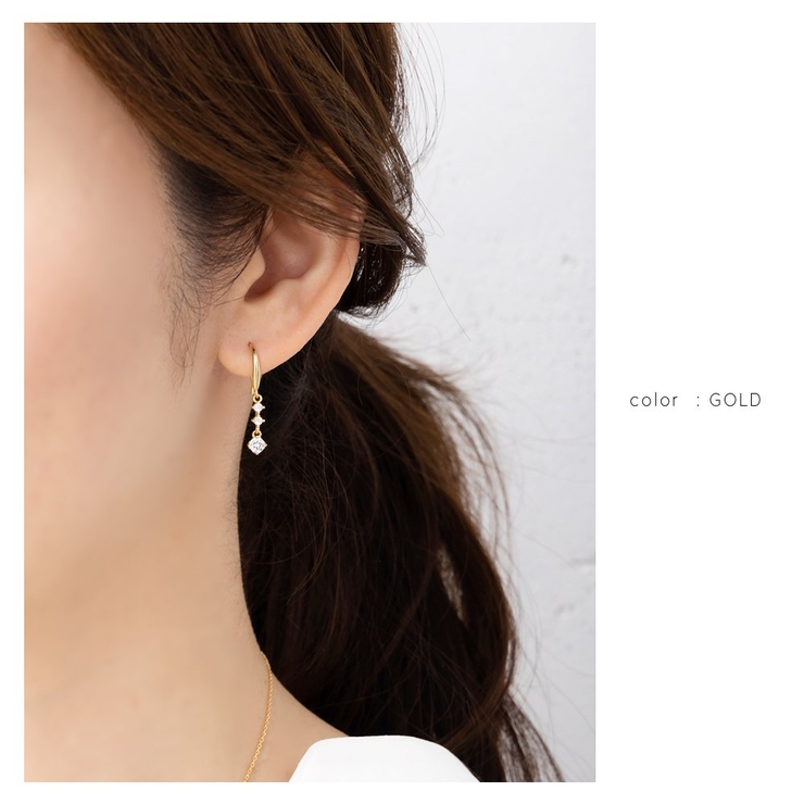 ピアス フックピアス 金属アレルギー | CREAM-DOT | 詳細画像7 