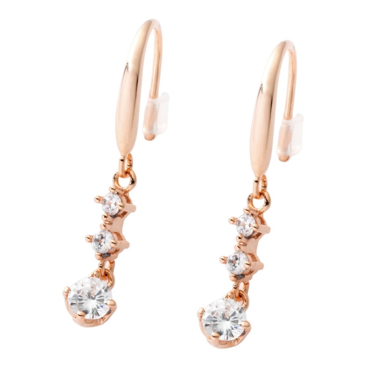 ピンクゴールド | ピアス フックピアス 金属アレルギー | CREAM-DOT