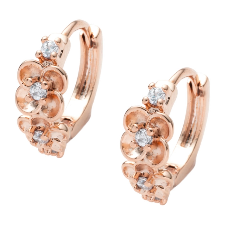 ピンクゴールド | ピアス フープピアス 金属アレルギー | CREAM-DOT