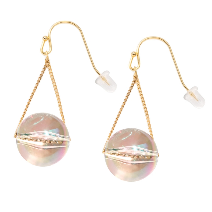 ベージュ | 選べる ピアス イヤリング | CREAM-DOT