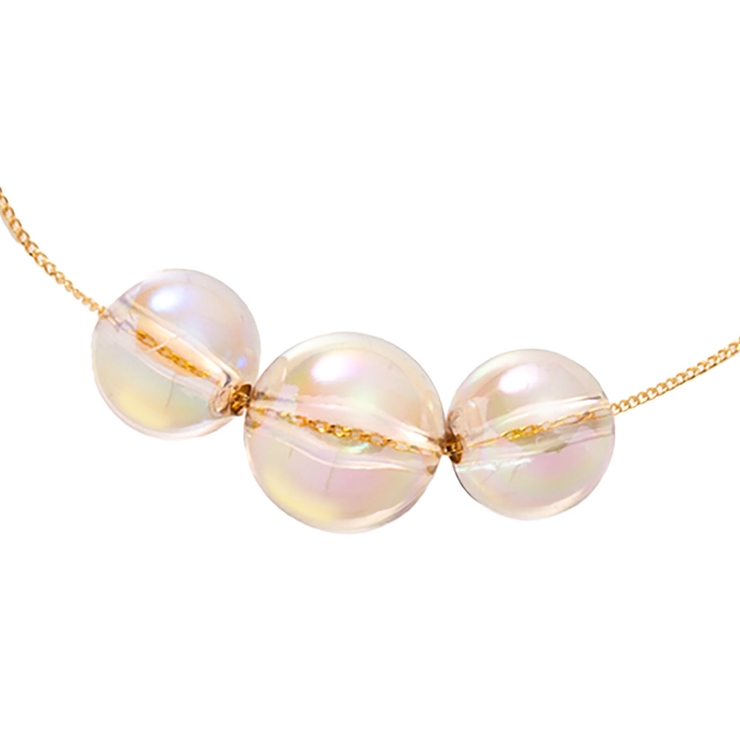 ベージュ | ネックレス 金属アレルギー ニッケルフリー | CREAM-DOT