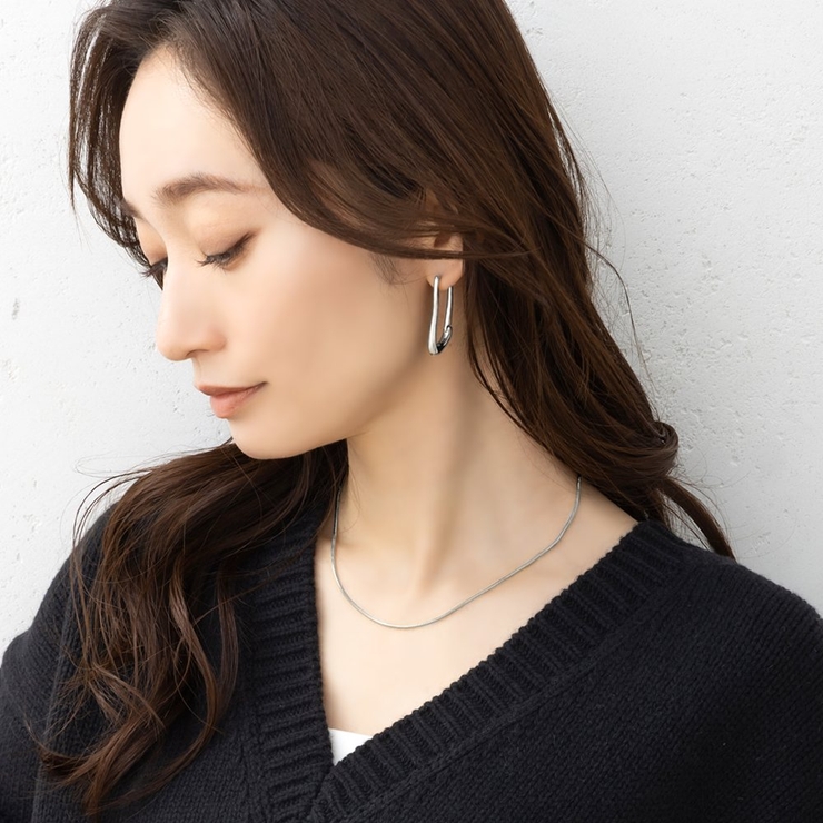 ステンレス製 ピアス フープピアス | CREAM-DOT | 詳細画像6 