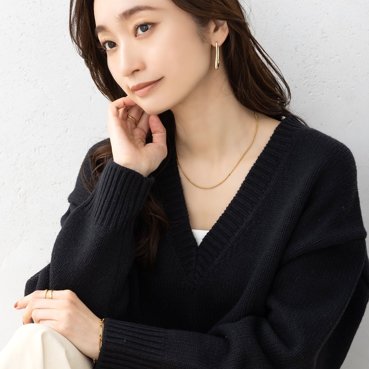 ステンレス製 ピアス フープピアス | CREAM-DOT | 詳細画像8 