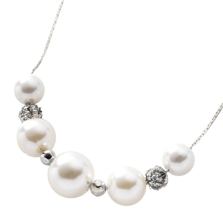 シルバー | ネックレス 18kコーティング レディース | CREAM-DOT