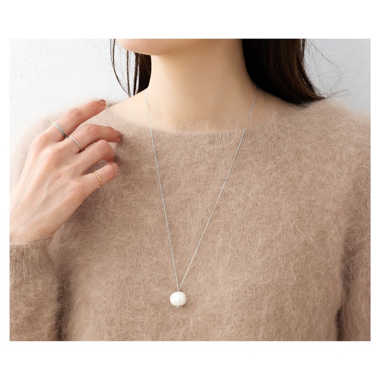 ガラスパール ネックレス ロングネックレス[品番：CRMA0008889]｜CREAM