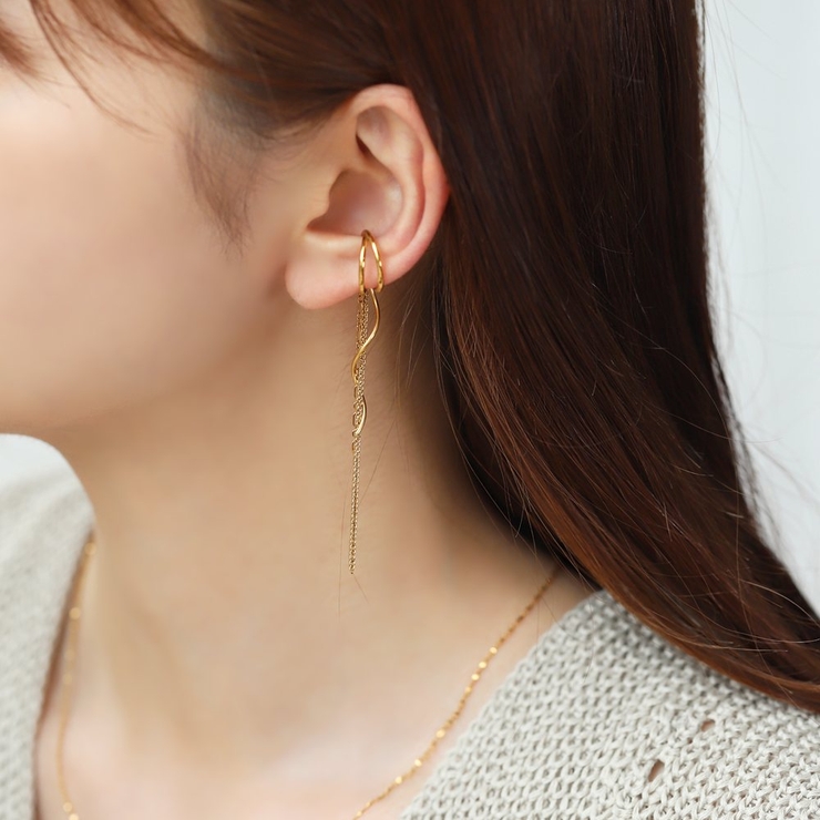 ステンレス製 イヤーカフ 金属アレルギー | CREAM-DOT | 詳細画像6 