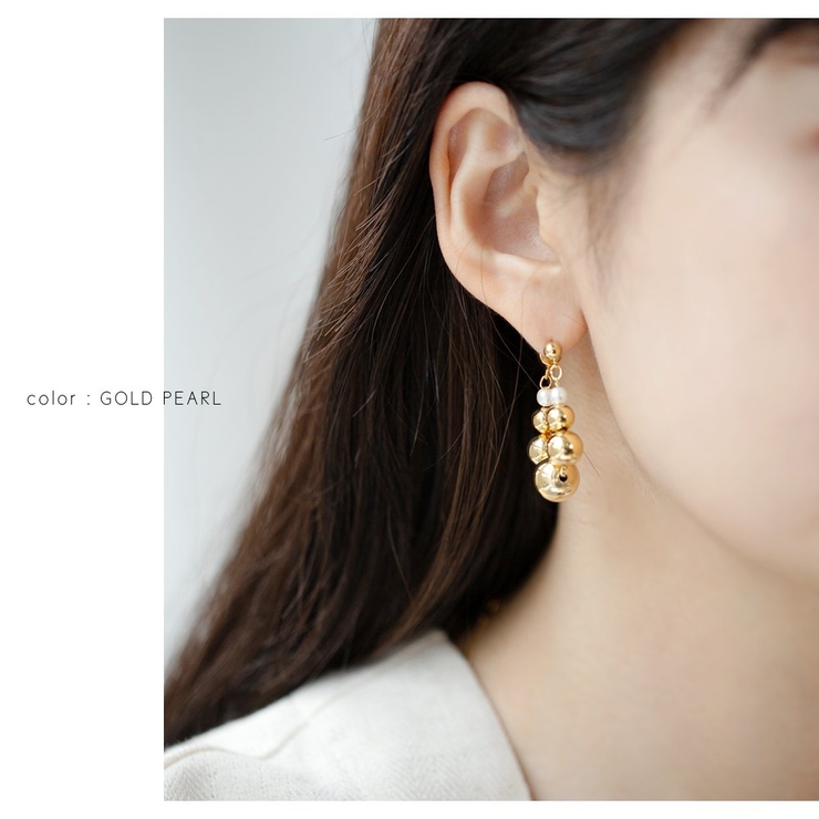 ピアス フープピアス 金属アレルギー | CREAM-DOT | 詳細画像13 