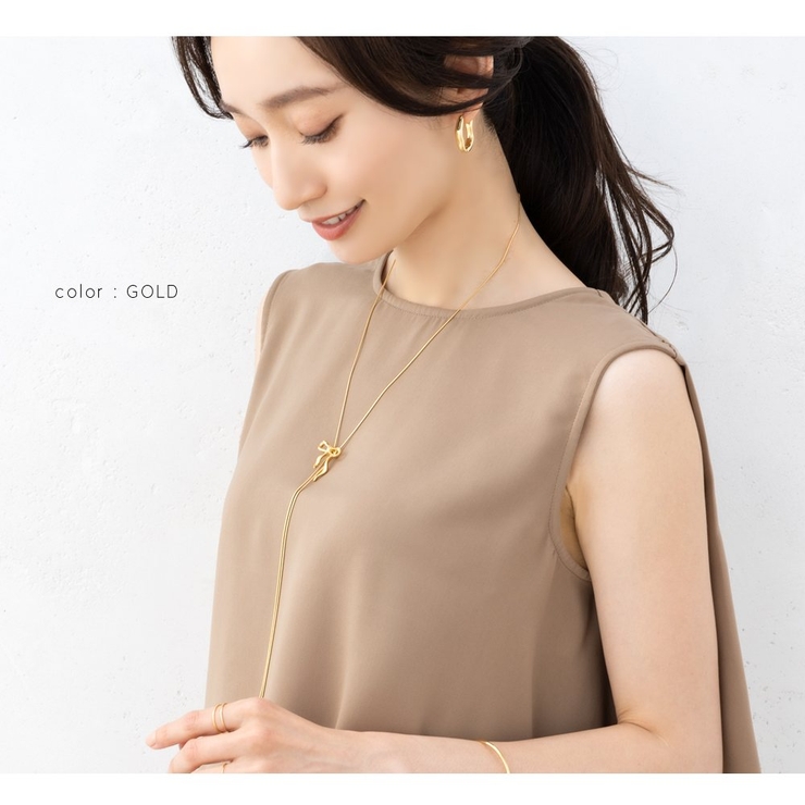 ネックレス ループタイネックレス 金属アレルギー | CREAM-DOT | 詳細画像6 