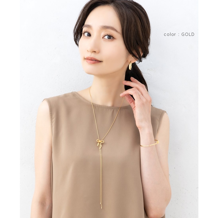 ネックレス ループタイネックレス 金属アレルギー | CREAM-DOT | 詳細画像7 